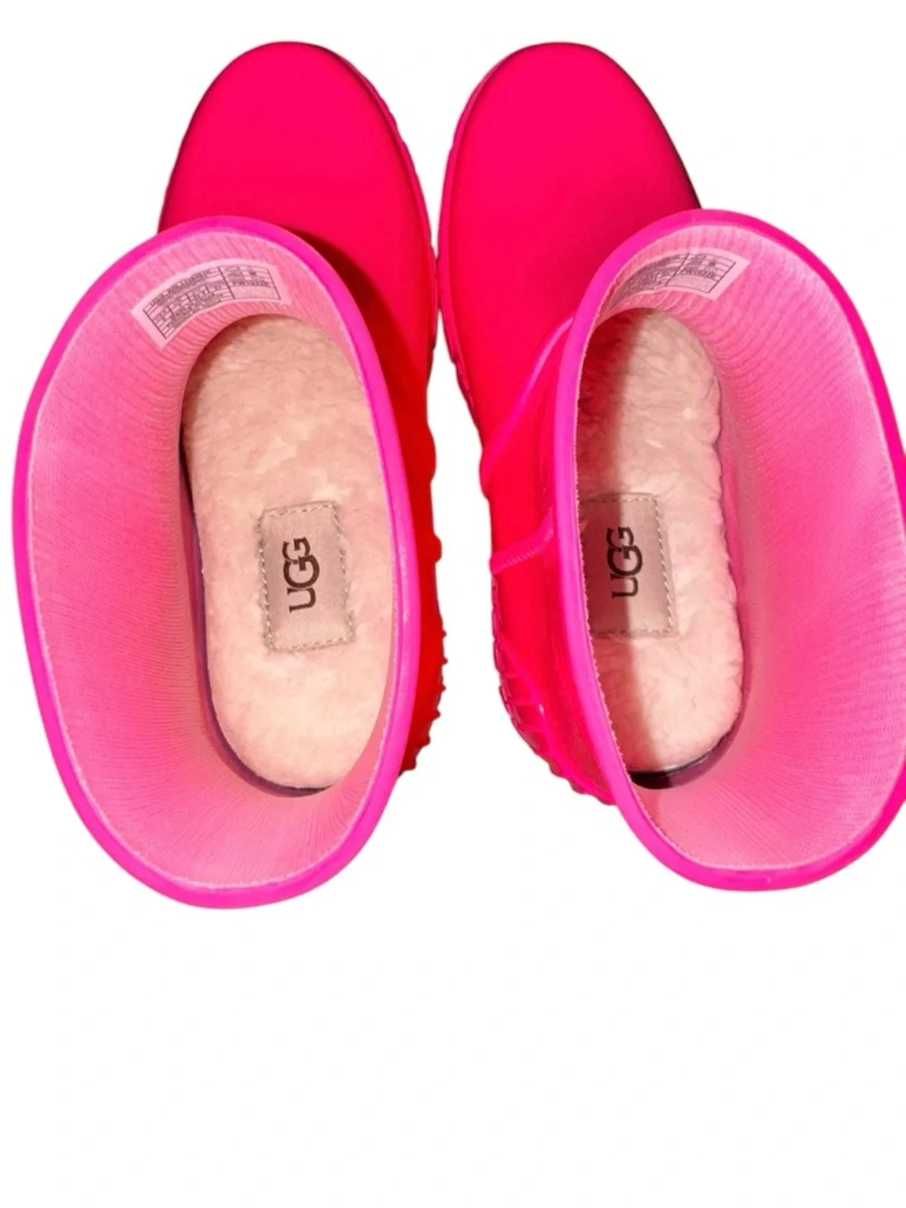UGG Drizlita Kids Waterproof Ankle Rain Boot Pink Taffy Size 2 NWT - Picture 6 of 10